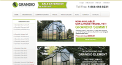 Desktop Screenshot of grandiogreenhouses.com